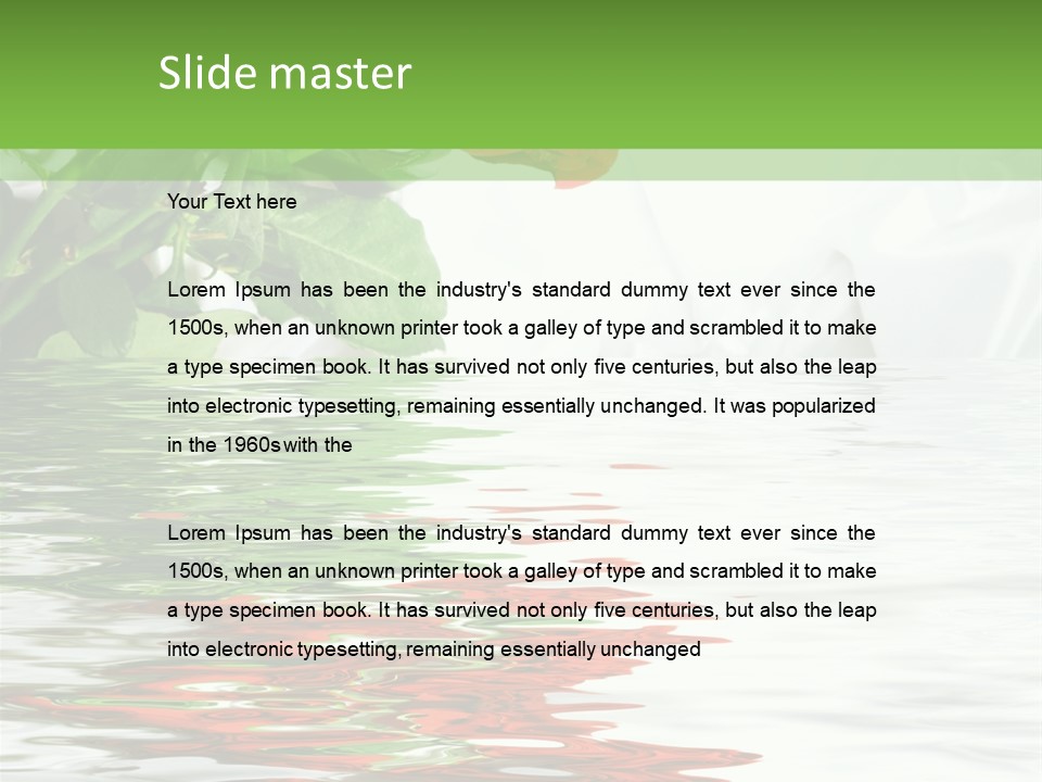 Macro Elegance Glamour PowerPoint Template