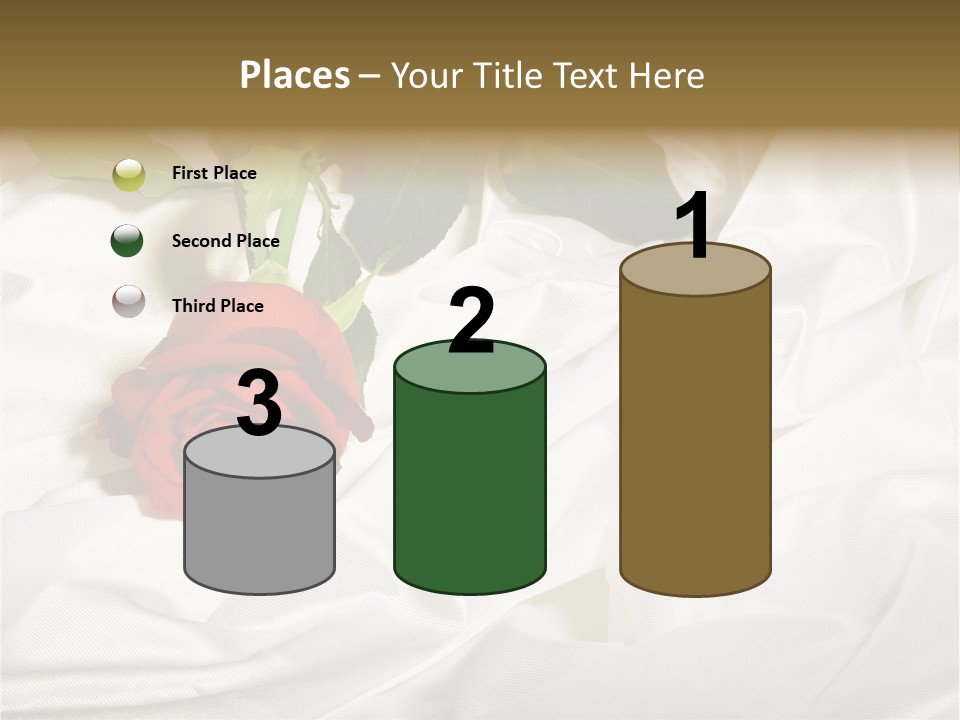 Fabric Sensuality Gift PowerPoint Template