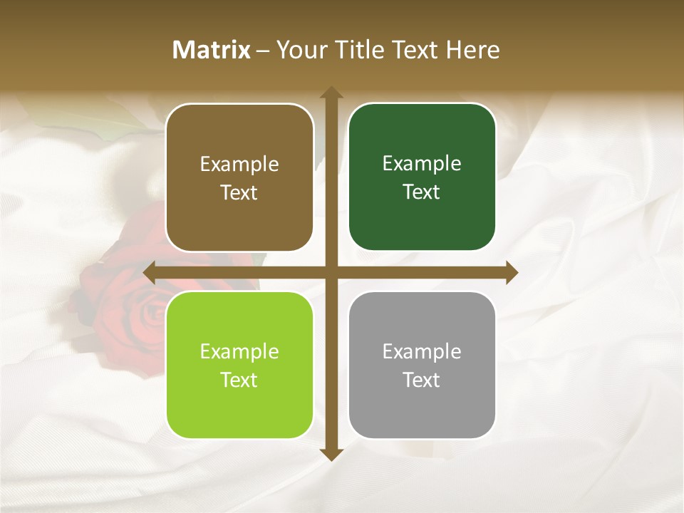 Fabric Sensuality Gift PowerPoint Template