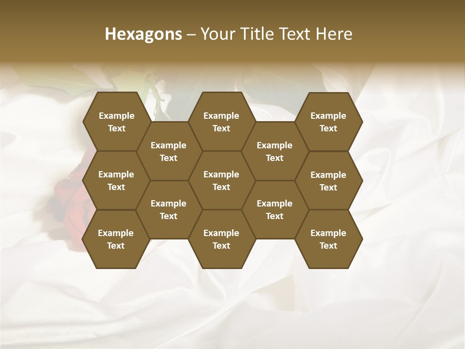 Fabric Sensuality Gift PowerPoint Template