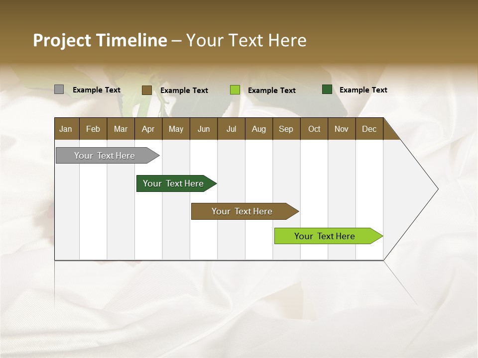 Fabric Sensuality Gift PowerPoint Template