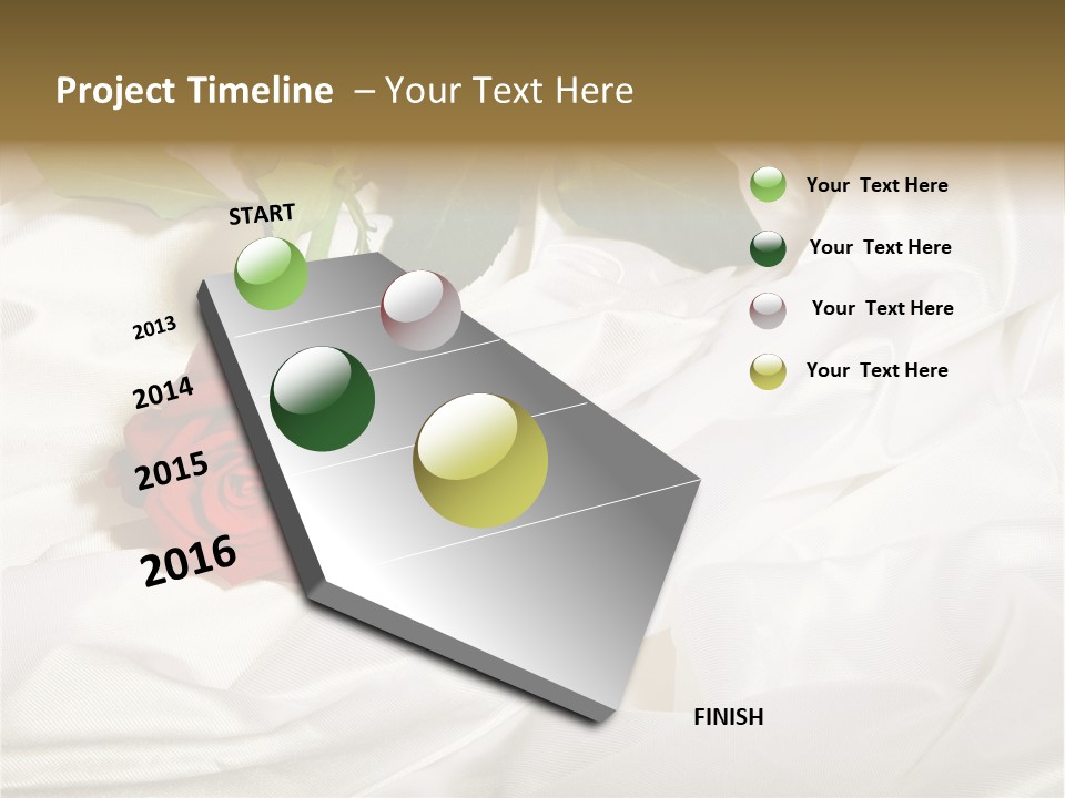 Fabric Sensuality Gift PowerPoint Template