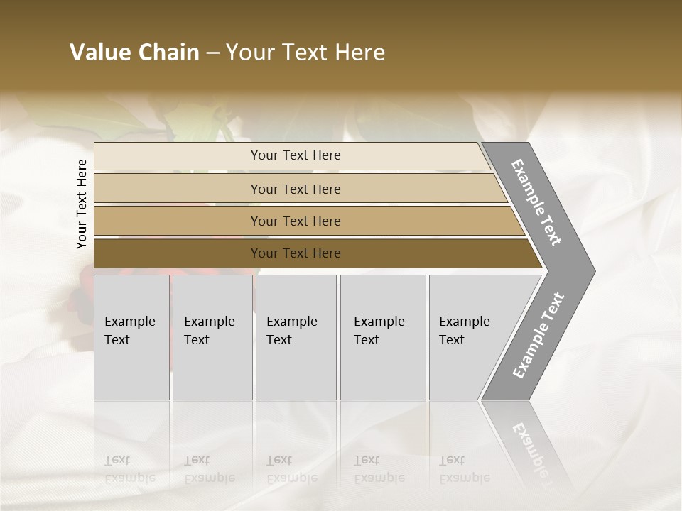 Fabric Sensuality Gift PowerPoint Template