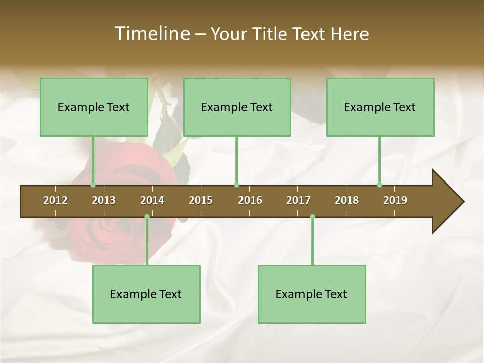 Fabric Sensuality Gift PowerPoint Template