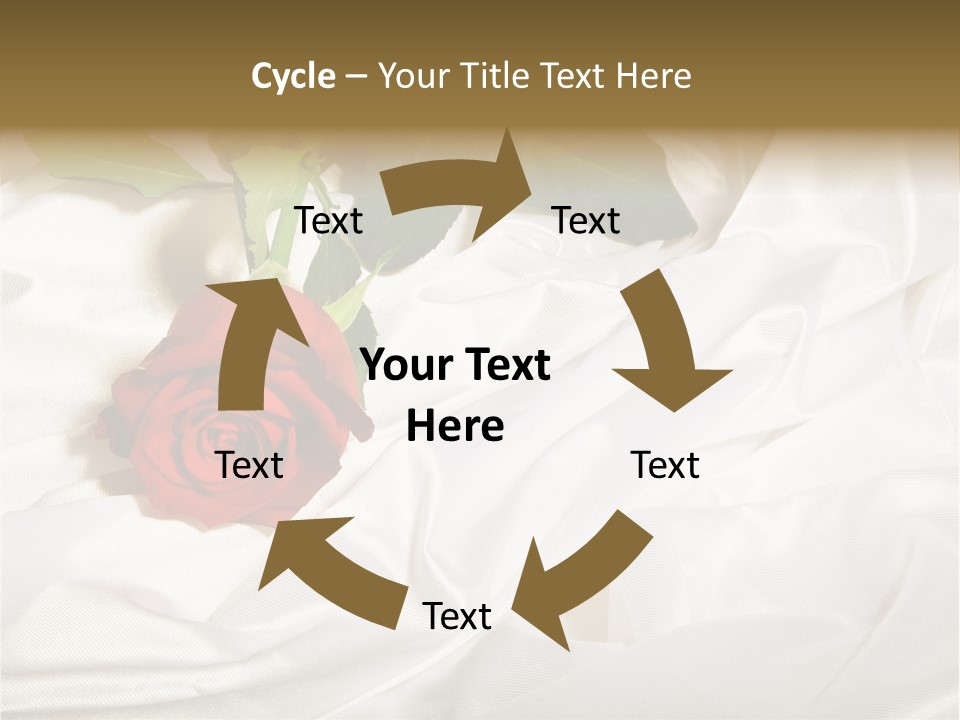 Fabric Sensuality Gift PowerPoint Template