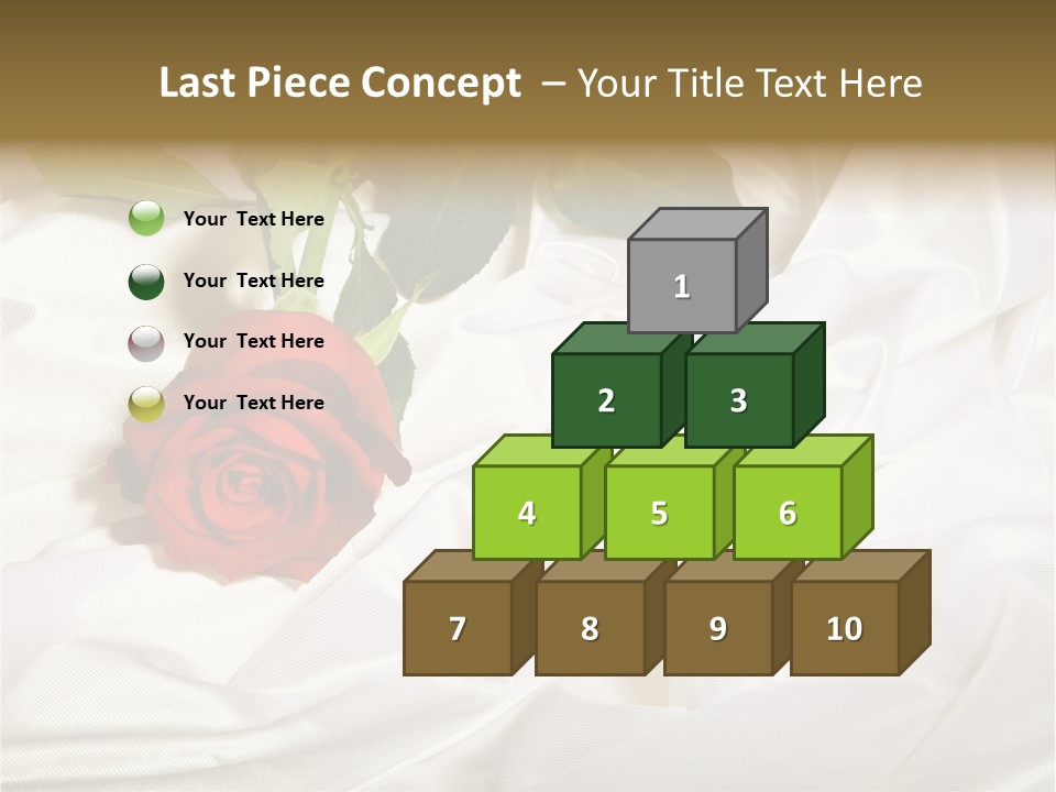 Fabric Sensuality Gift PowerPoint Template