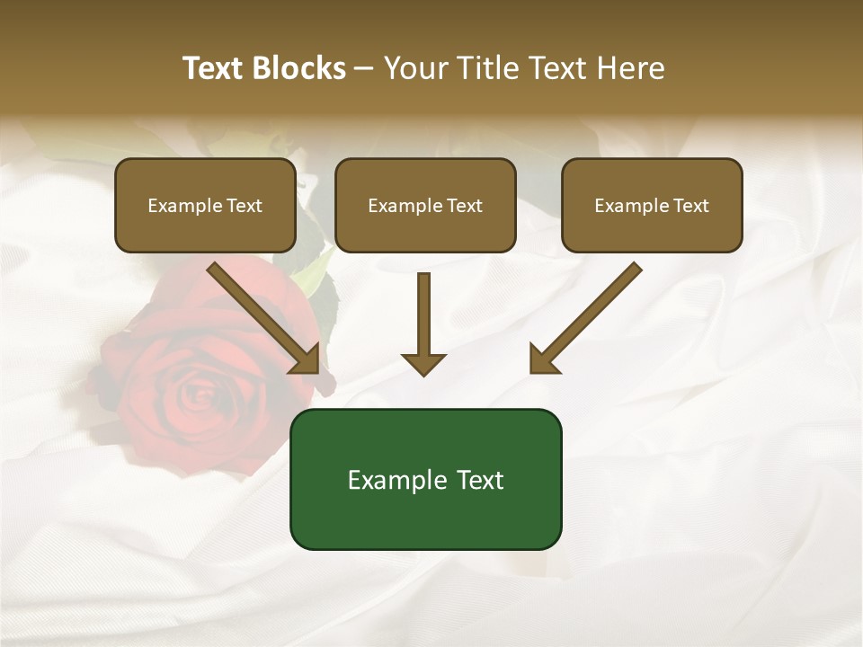 Fabric Sensuality Gift PowerPoint Template