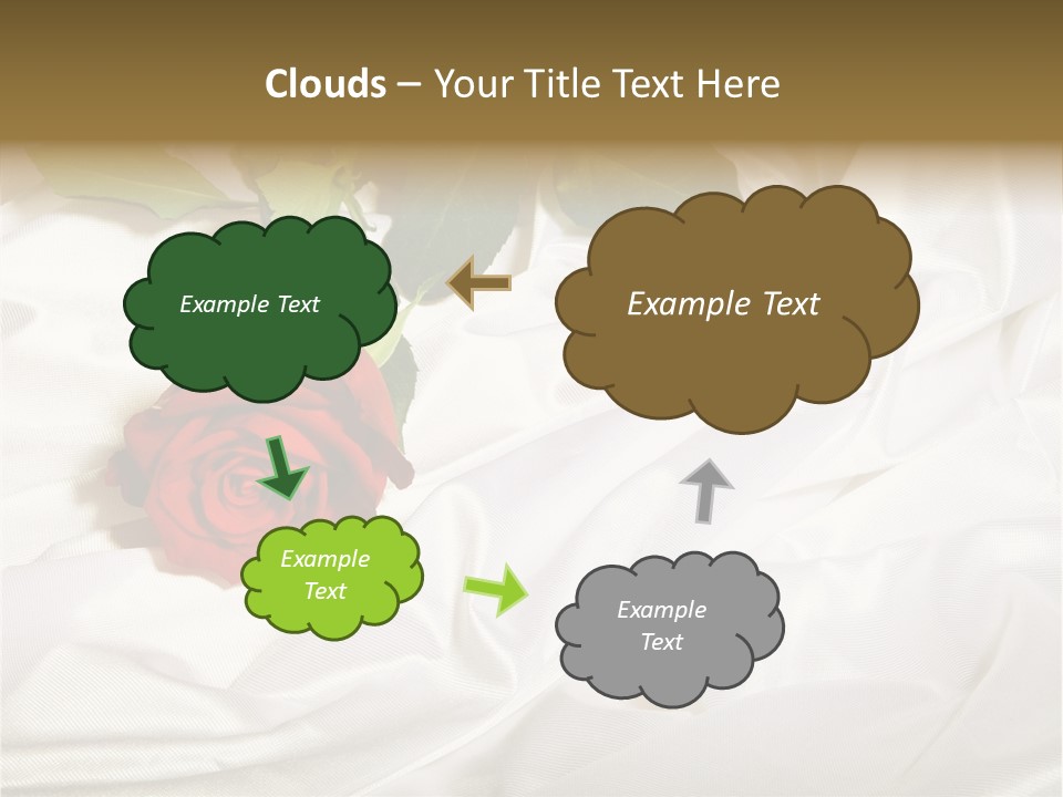 Fabric Sensuality Gift PowerPoint Template