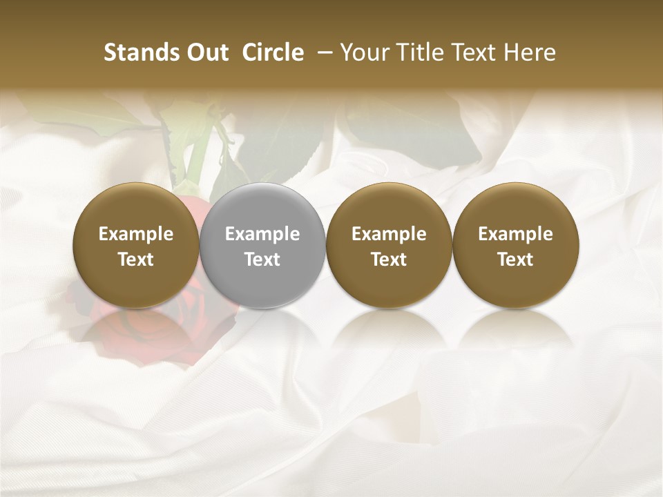 Fabric Sensuality Gift PowerPoint Template