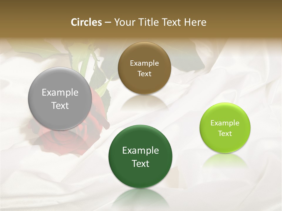 Fabric Sensuality Gift PowerPoint Template