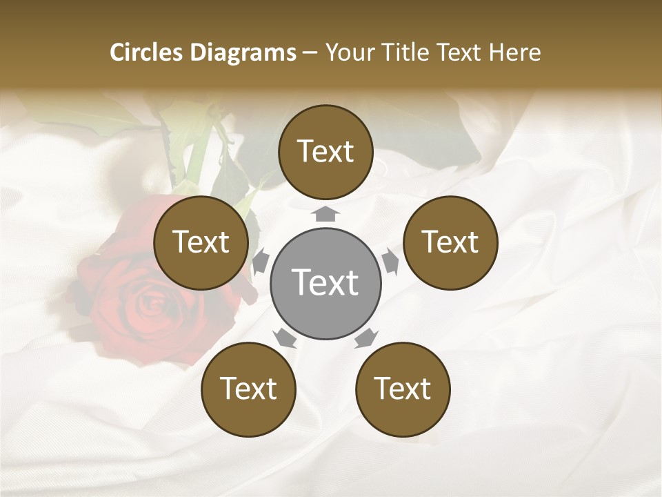 Fabric Sensuality Gift PowerPoint Template