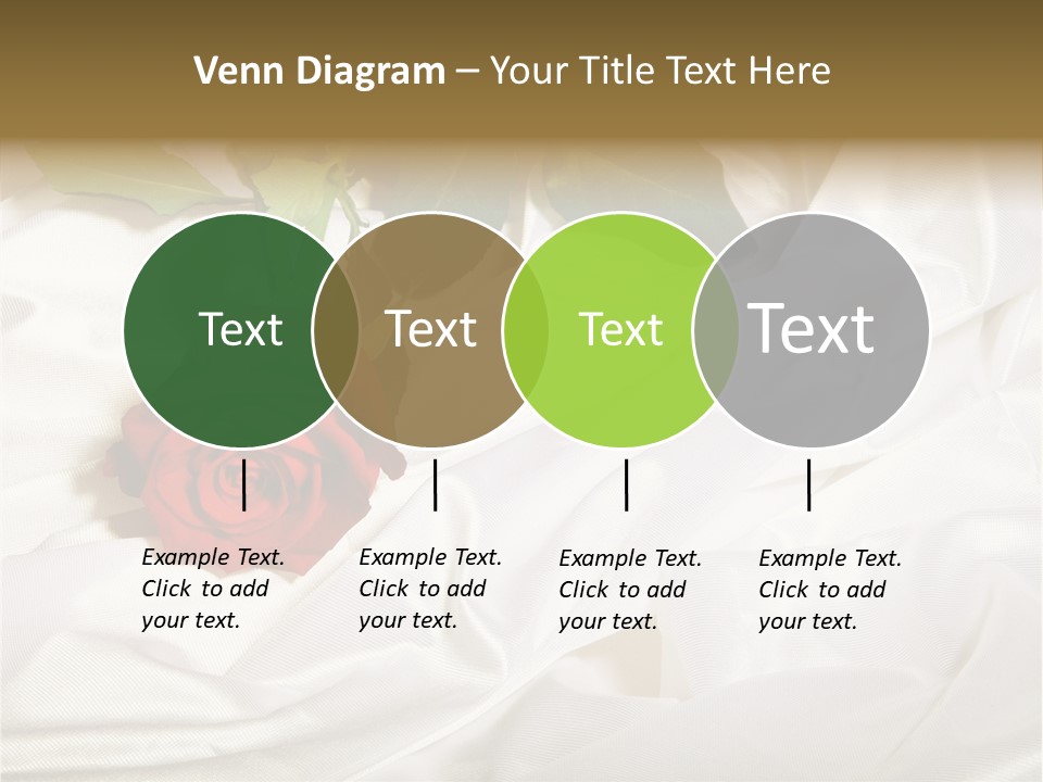 Fabric Sensuality Gift PowerPoint Template