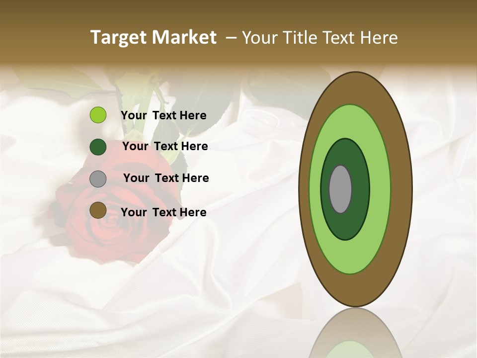 Fabric Sensuality Gift PowerPoint Template