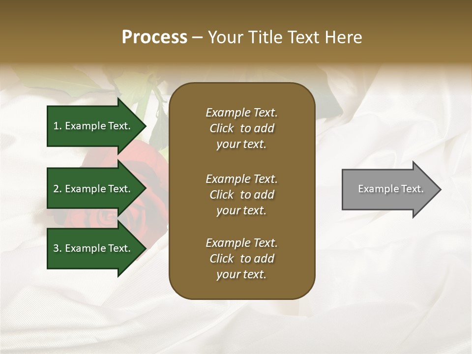 Fabric Sensuality Gift PowerPoint Template