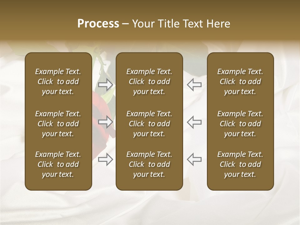 Fabric Sensuality Gift PowerPoint Template