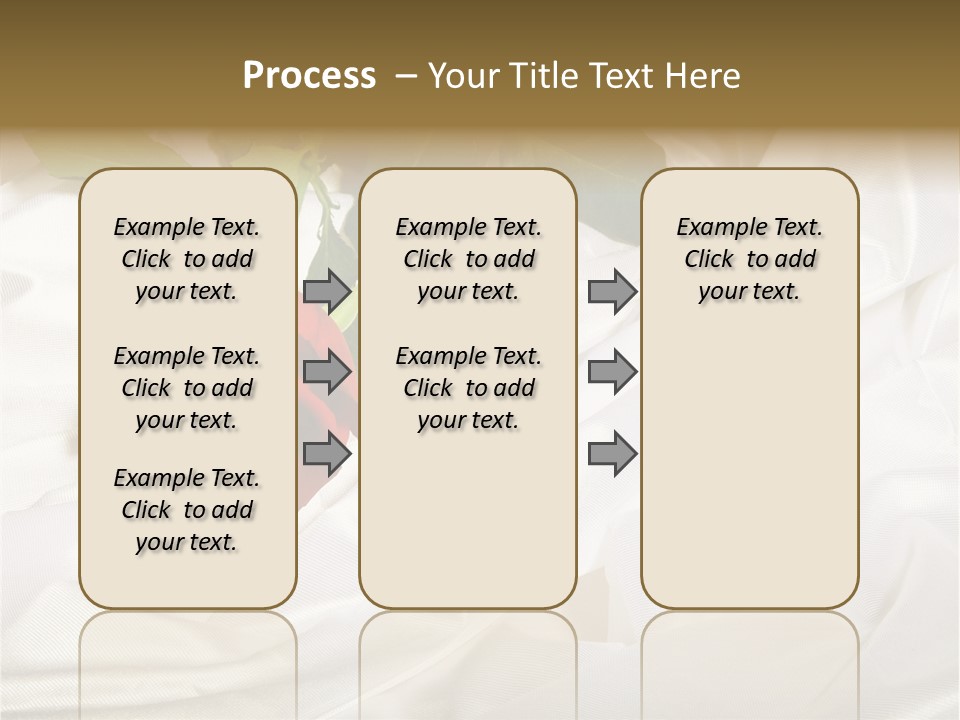 Fabric Sensuality Gift PowerPoint Template