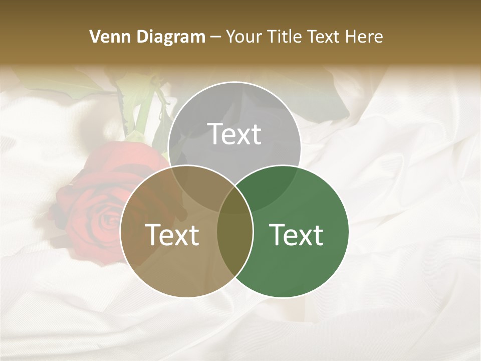 Fabric Sensuality Gift PowerPoint Template