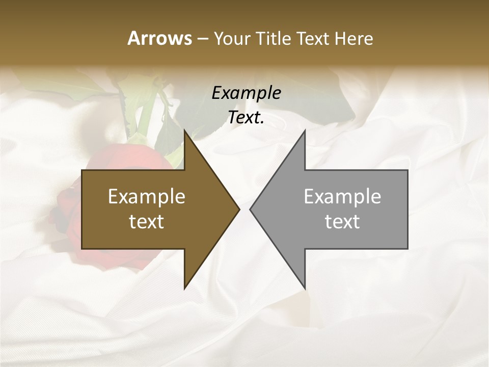 Fabric Sensuality Gift PowerPoint Template