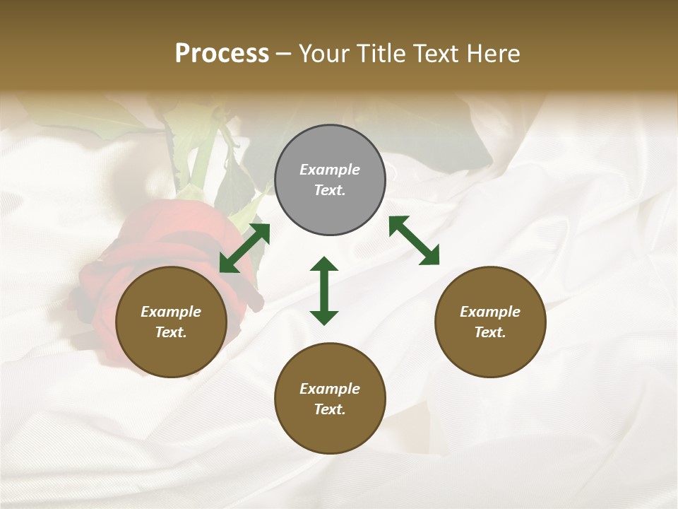 Fabric Sensuality Gift PowerPoint Template