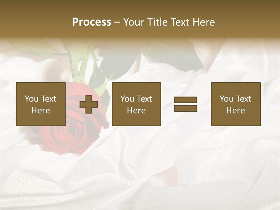 Fabric Sensuality Gift PowerPoint Template