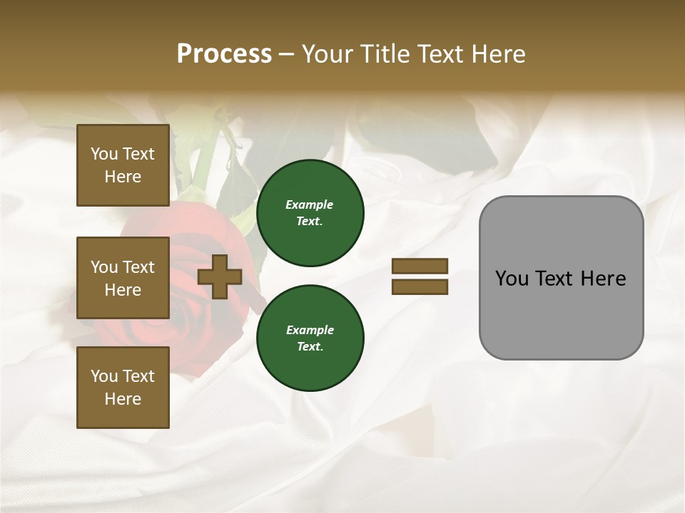 Fabric Sensuality Gift PowerPoint Template