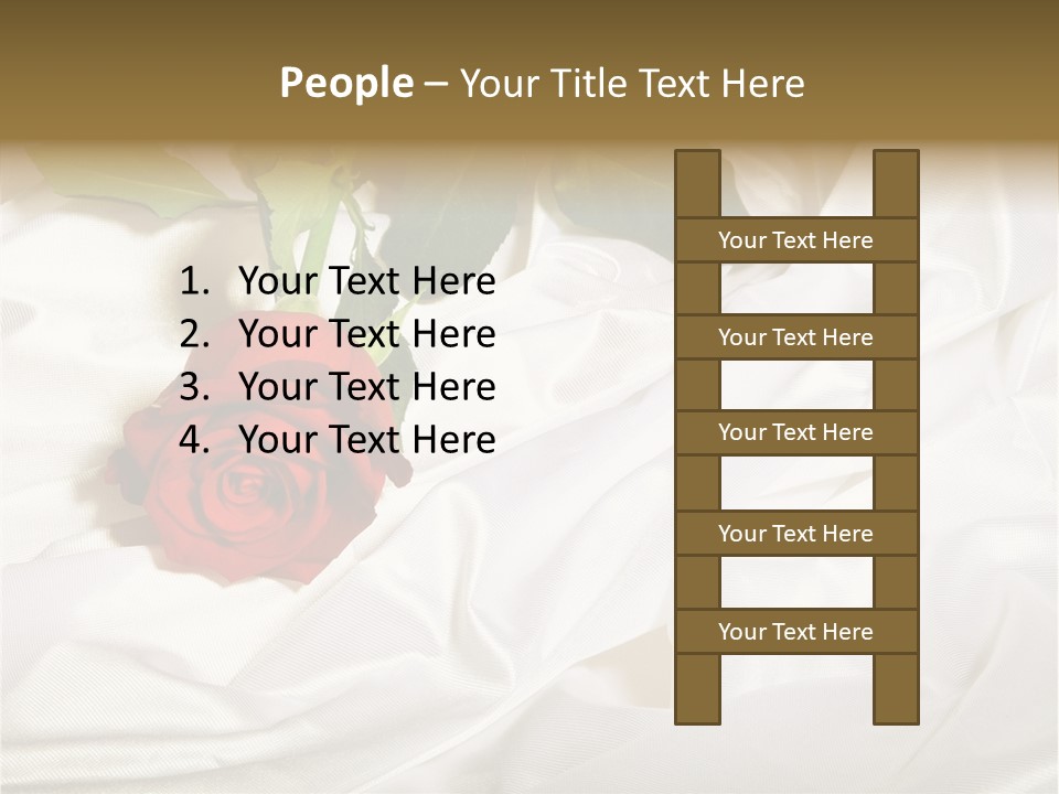 Fabric Sensuality Gift PowerPoint Template