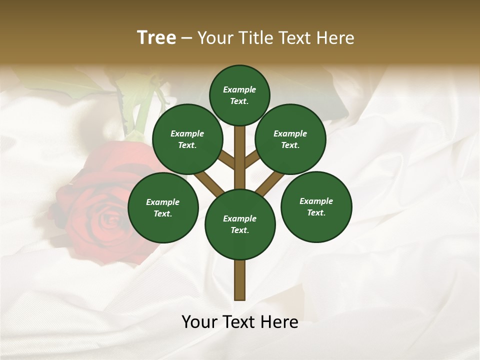 Fabric Sensuality Gift PowerPoint Template