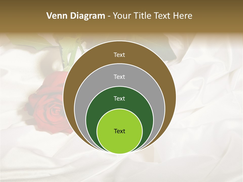 Fabric Sensuality Gift PowerPoint Template