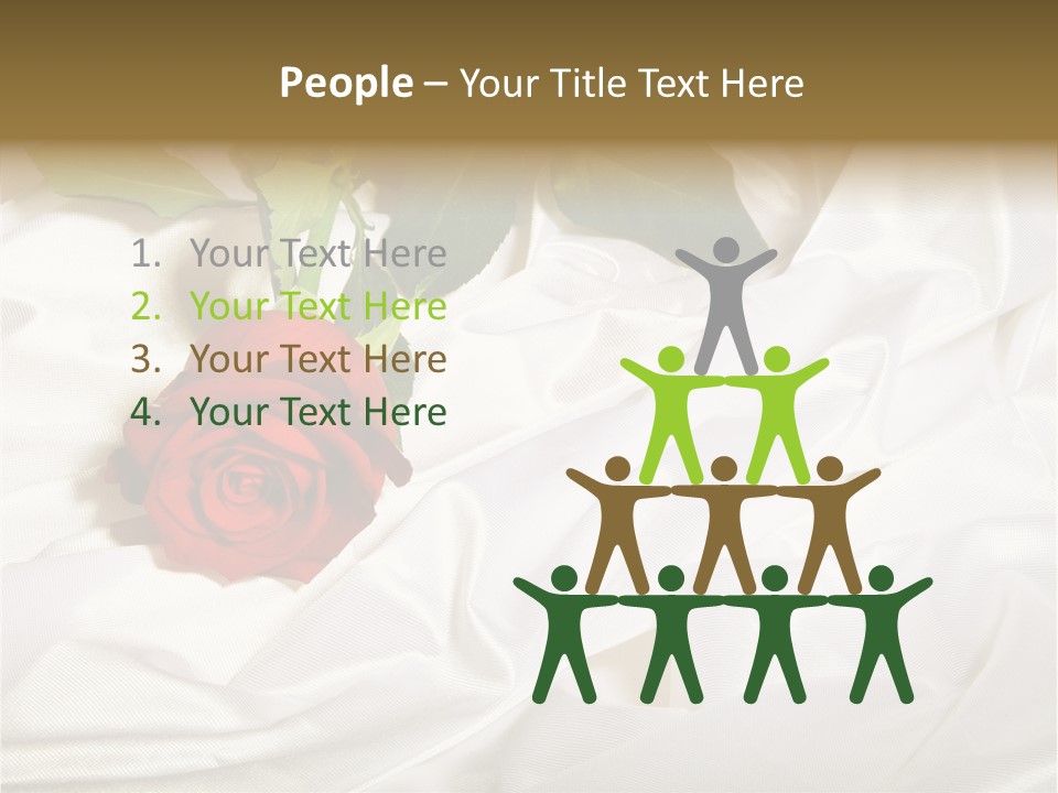 Fabric Sensuality Gift PowerPoint Template