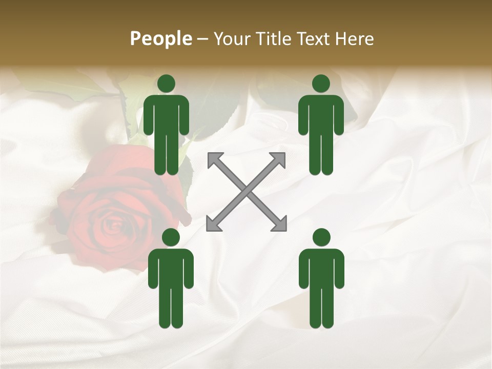 Fabric Sensuality Gift PowerPoint Template