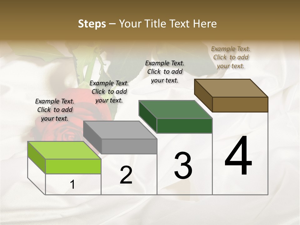 Fabric Sensuality Gift PowerPoint Template