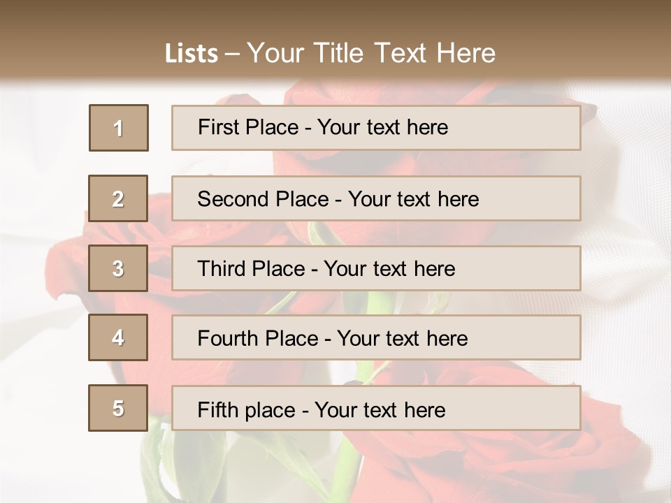 Romance Decoration Sensuality PowerPoint Template