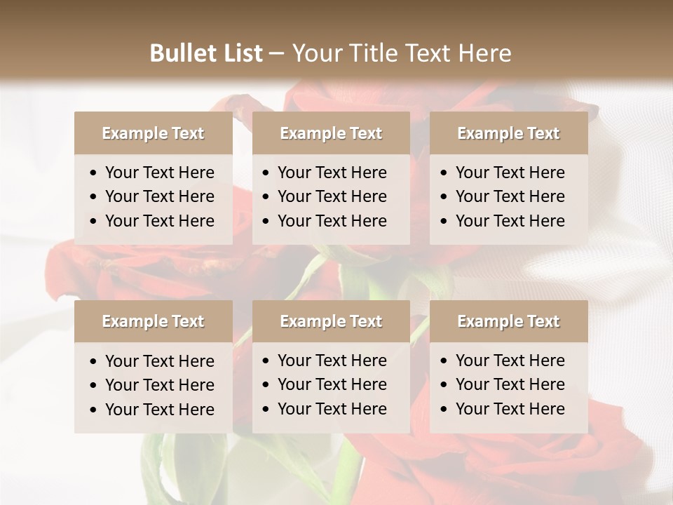 Romance Decoration Sensuality PowerPoint Template