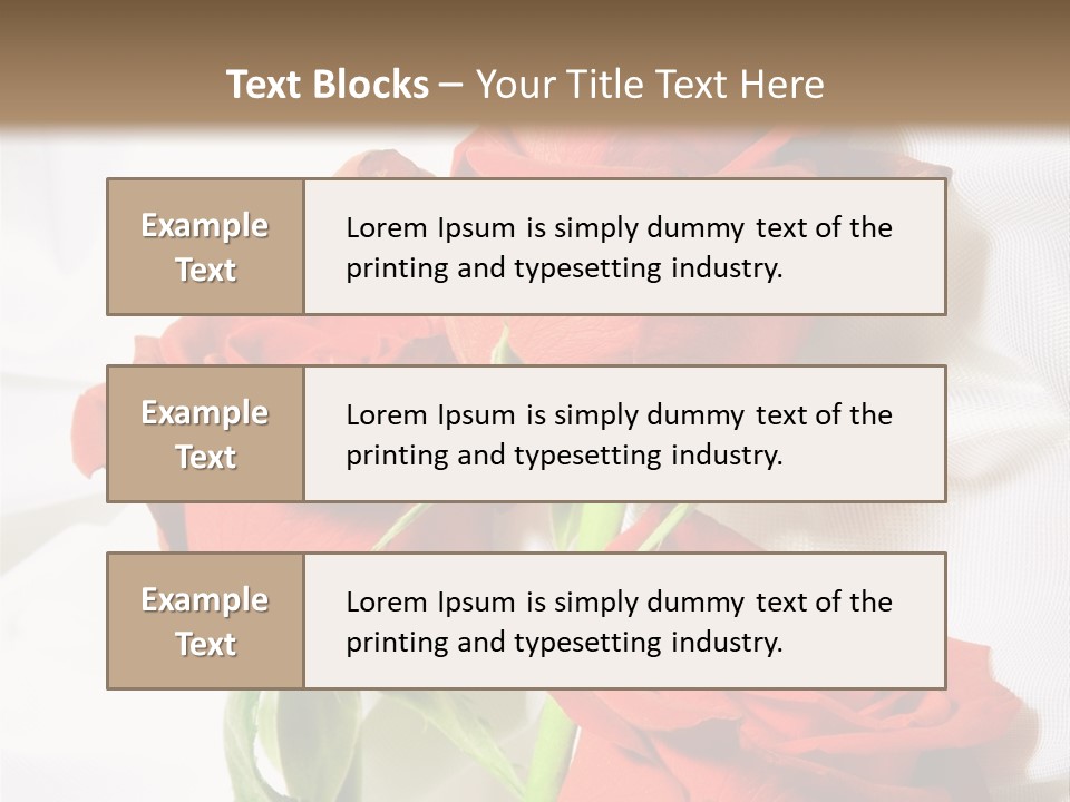 Romance Decoration Sensuality PowerPoint Template