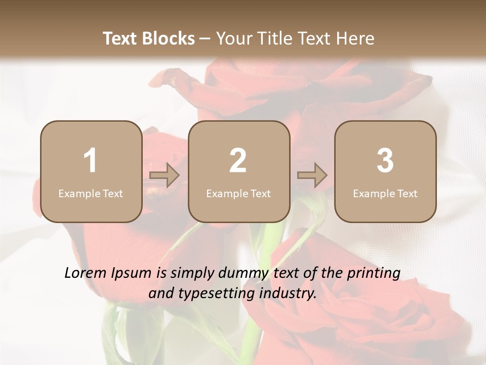 Romance Decoration Sensuality PowerPoint Template