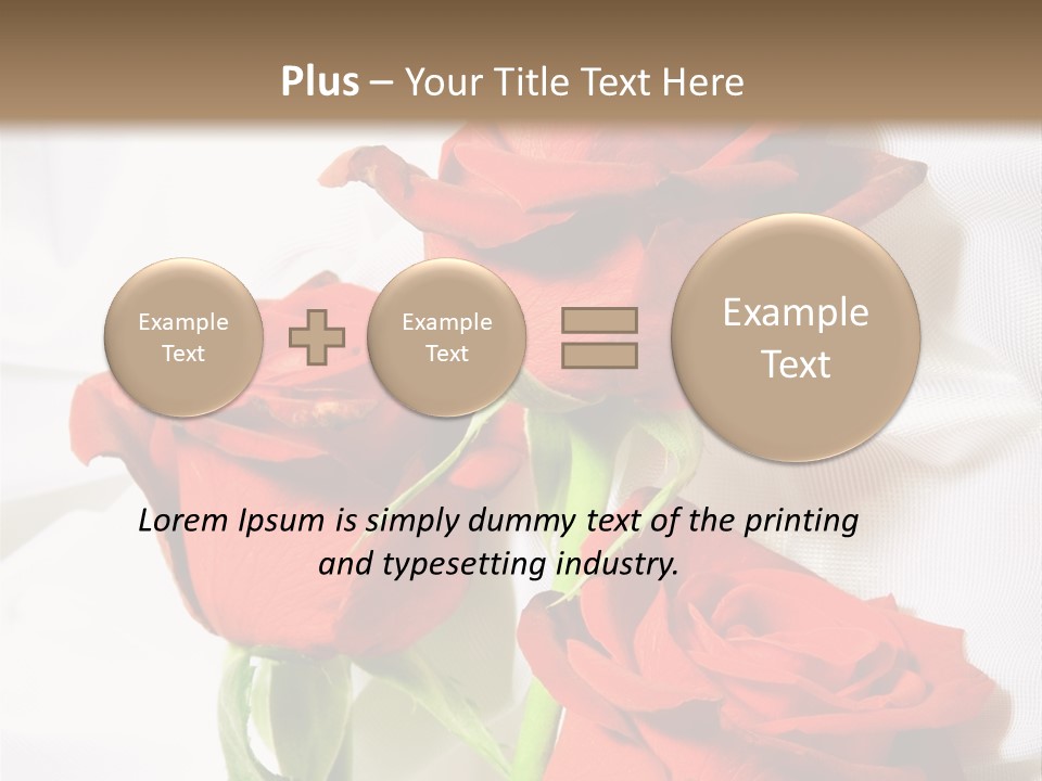 Romance Decoration Sensuality PowerPoint Template