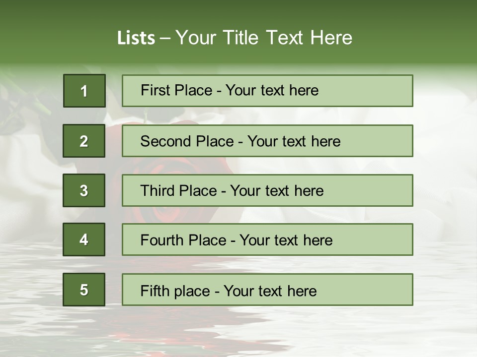 Sensuality Gift Glamour PowerPoint Template
