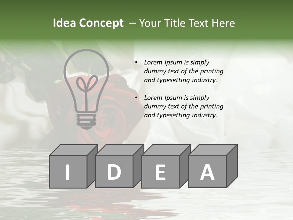 Sensuality Gift Glamour PowerPoint Template