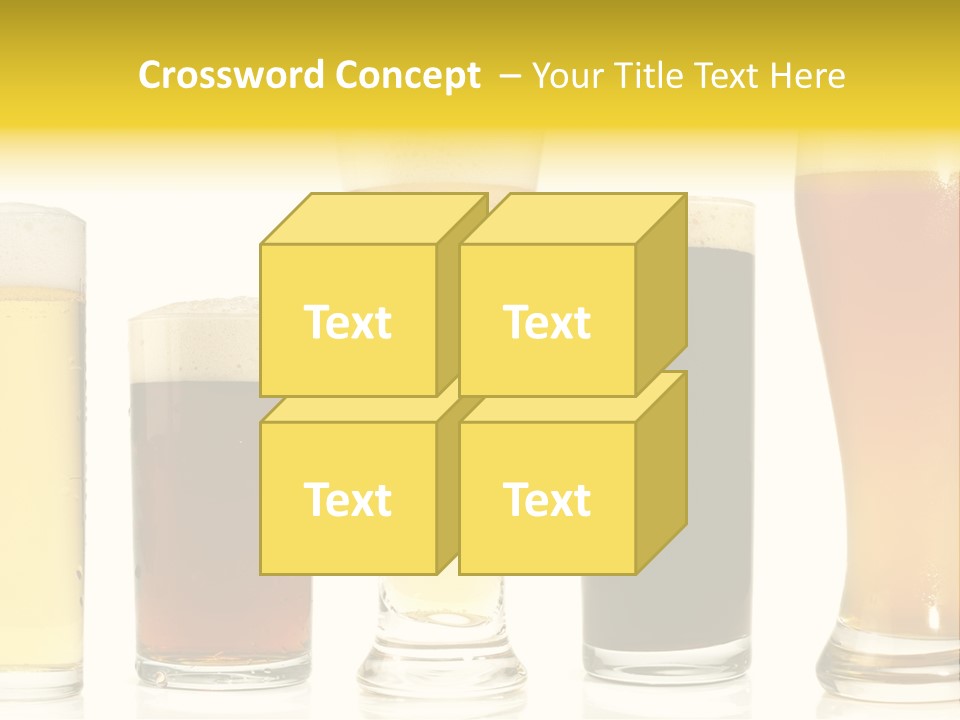 Schaum Bockbier Schwarzbier PowerPoint Template