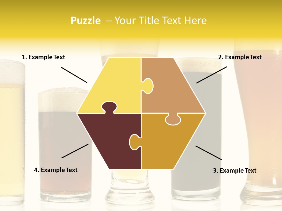 Schaum Bockbier Schwarzbier PowerPoint Template