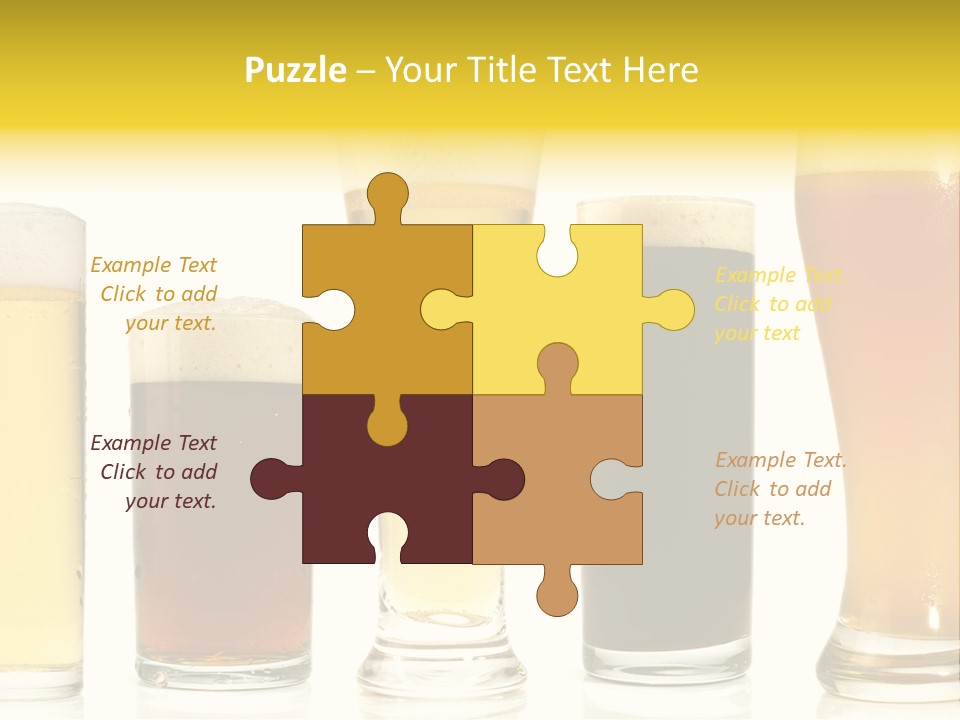 Schaum Bockbier Schwarzbier PowerPoint Template