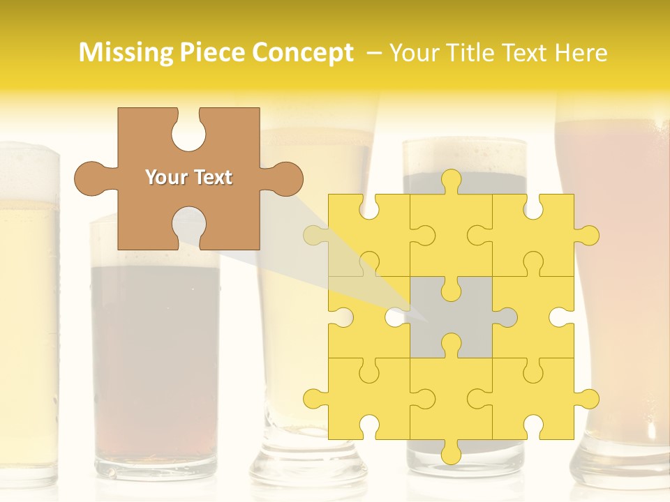 Schaum Bockbier Schwarzbier PowerPoint Template