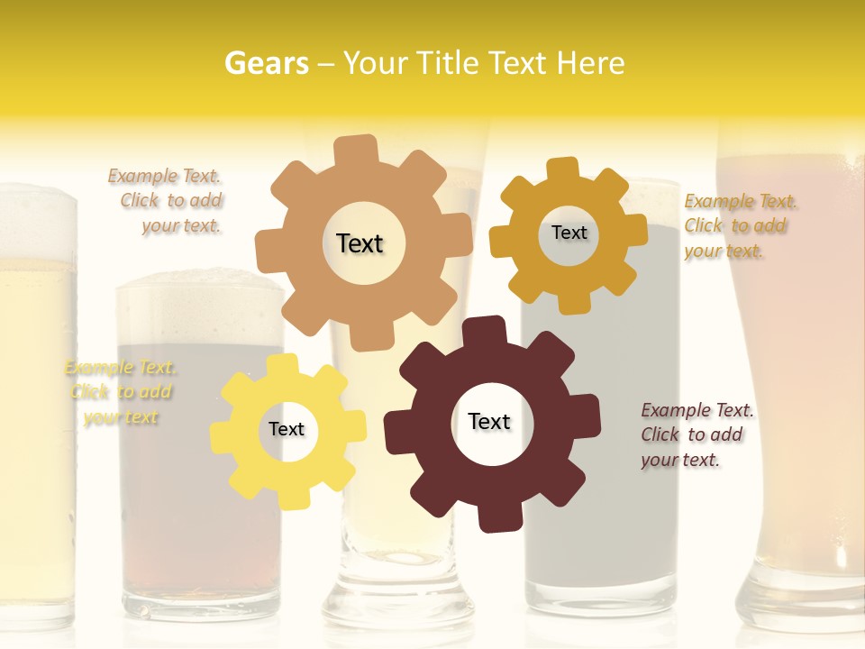 Schaum Bockbier Schwarzbier PowerPoint Template