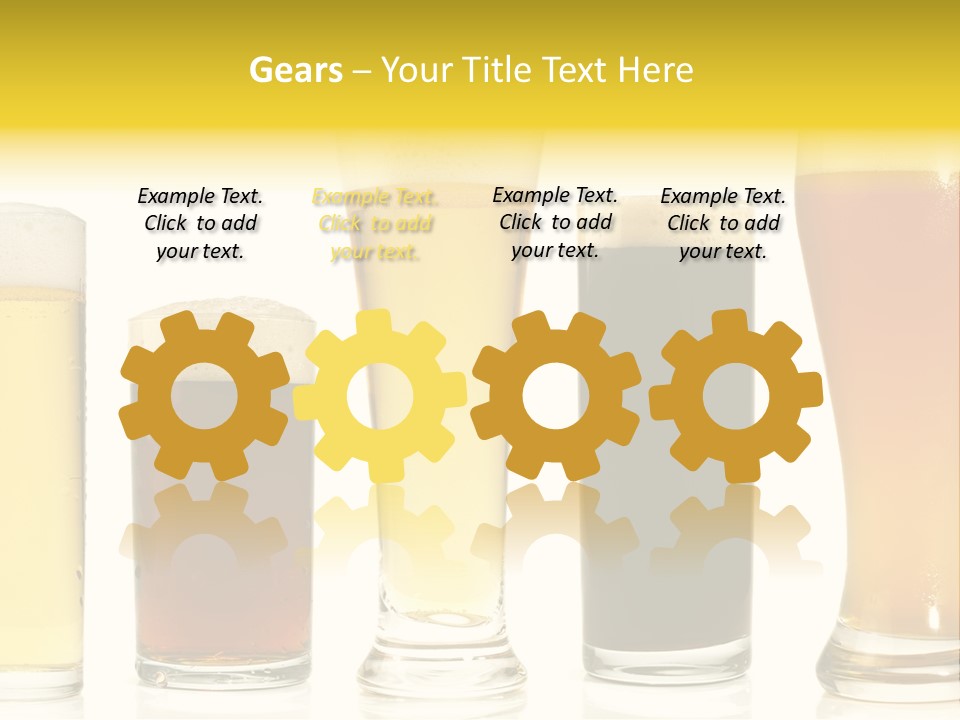 Schaum Bockbier Schwarzbier PowerPoint Template