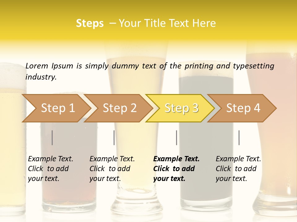 Schaum Bockbier Schwarzbier PowerPoint Template