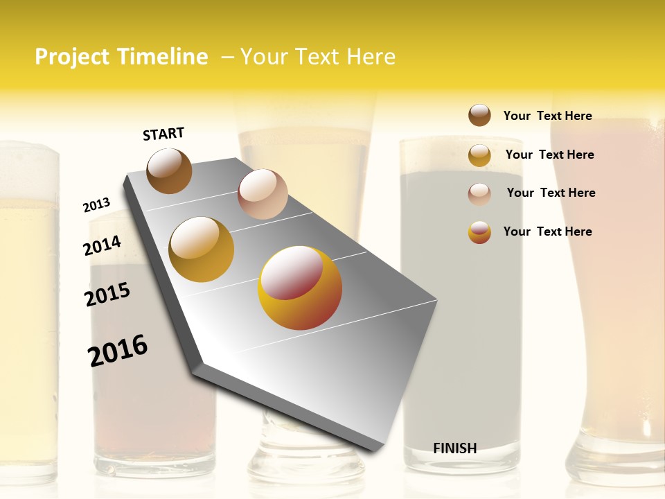 Schaum Bockbier Schwarzbier PowerPoint Template