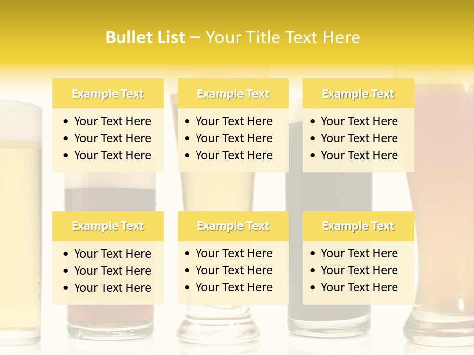 Schaum Bockbier Schwarzbier PowerPoint Template