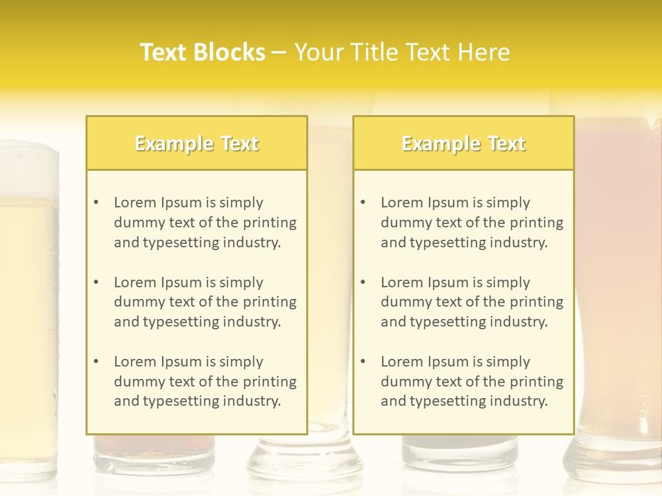 Schaum Bockbier Schwarzbier PowerPoint Template