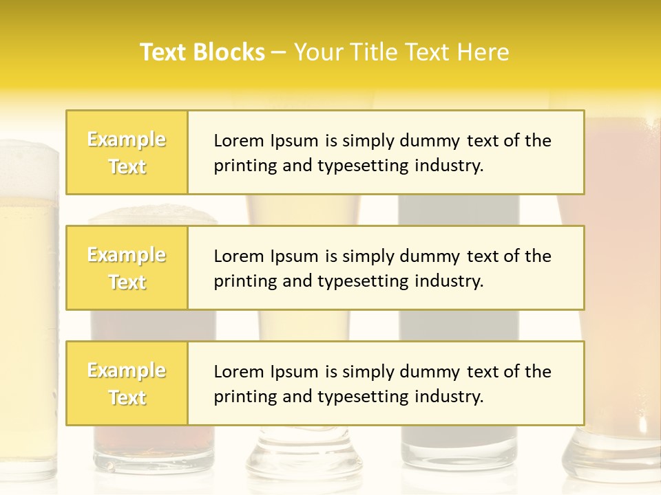 Schaum Bockbier Schwarzbier PowerPoint Template