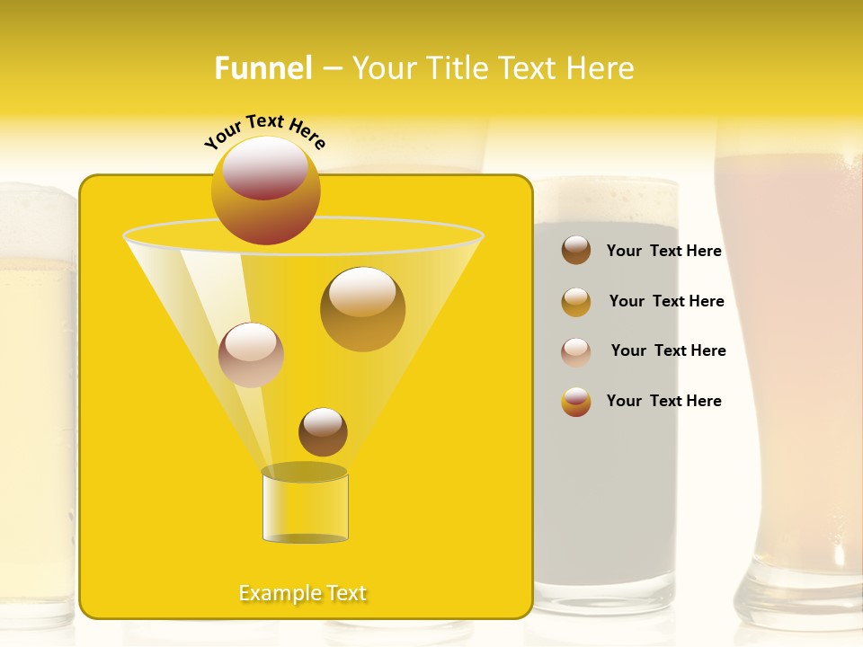 Schaum Bockbier Schwarzbier PowerPoint Template